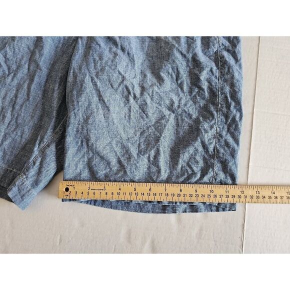 Polo Ralph Lauren Preston Chambray Shorts Mens 34 Light Blue Cotton - Picture 9 of 11